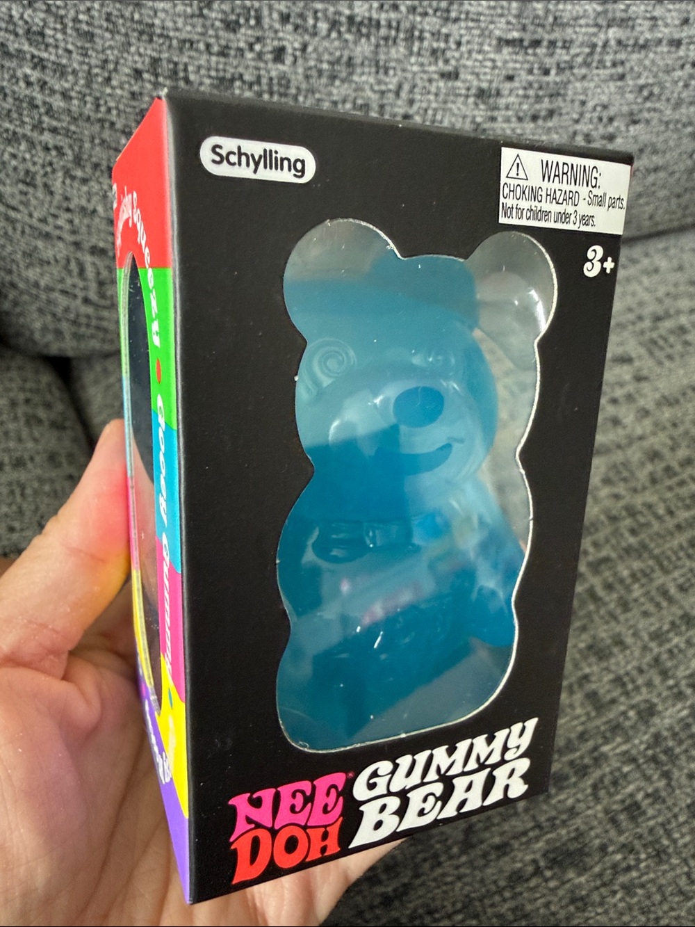 BNIB NeeDoh Gummy Bear, Blue